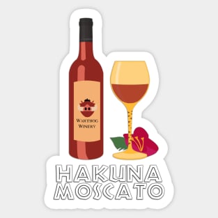 Hakuna Moscato Sticker